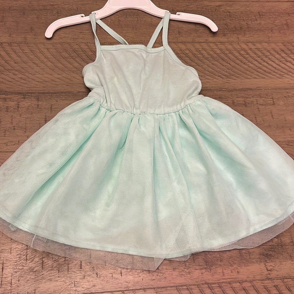 Old navy light mint dress 18-24 months